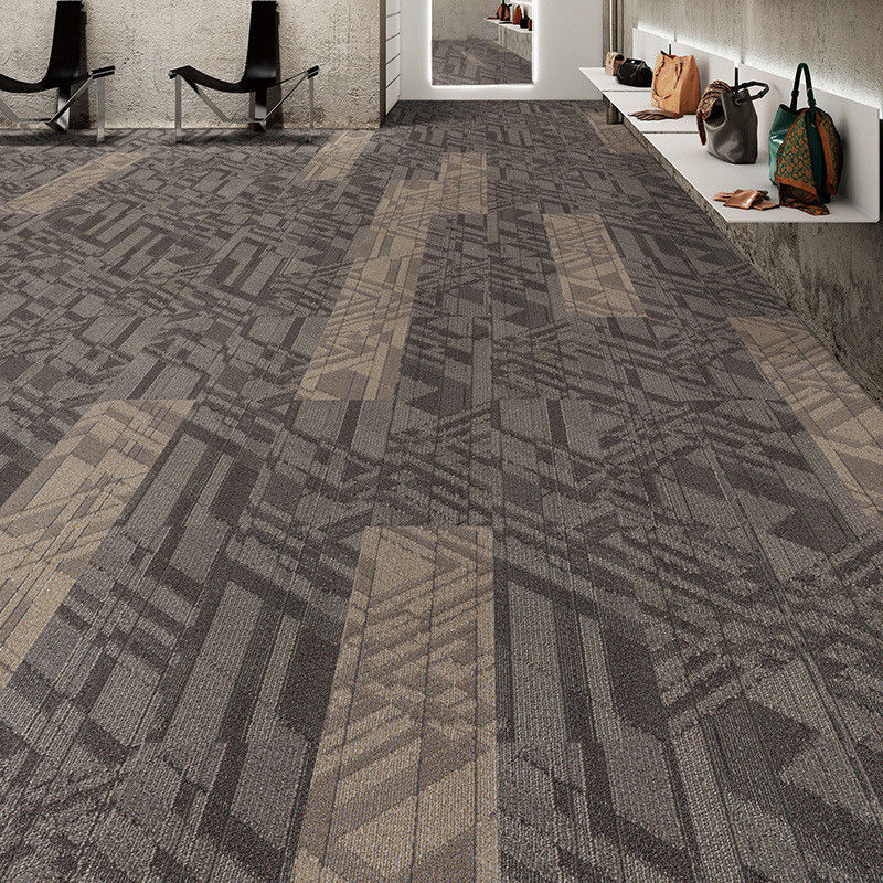 Tapis modulaire pour bureau en nylon, couleur personnalisée