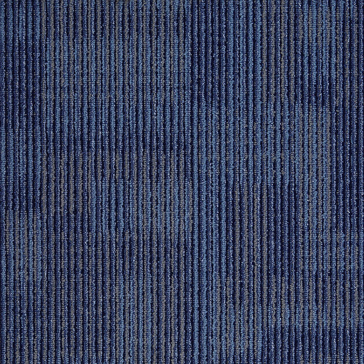 Taille de tufting de 1/12&quot; Carreaux de tapis bleus avec support en PVC et épaisseur totale de 6,0 mm
